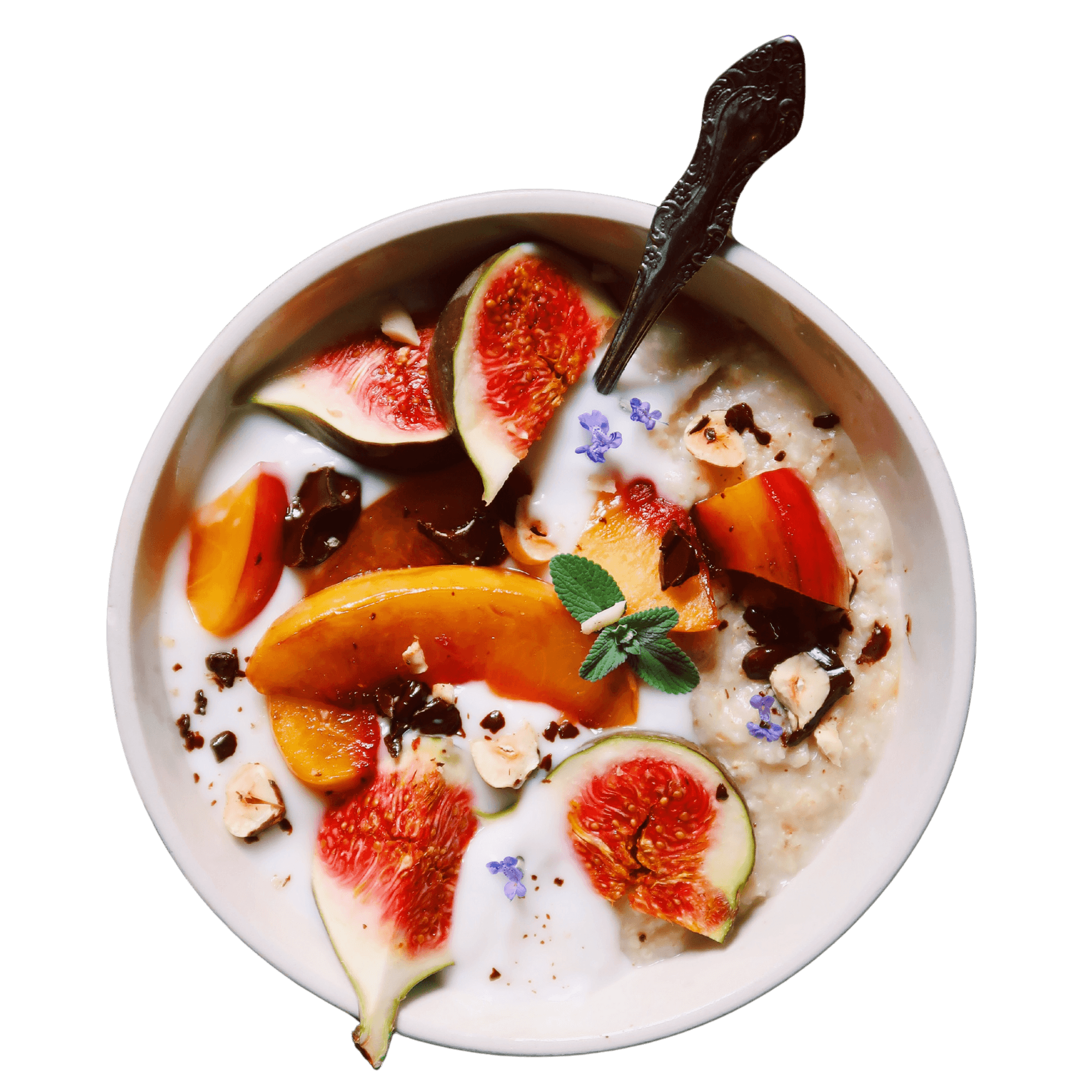 miska z owsianką i owocami